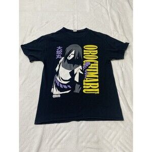 2002 Orochimaru Black Anime Naruto T Shirt Size Medium